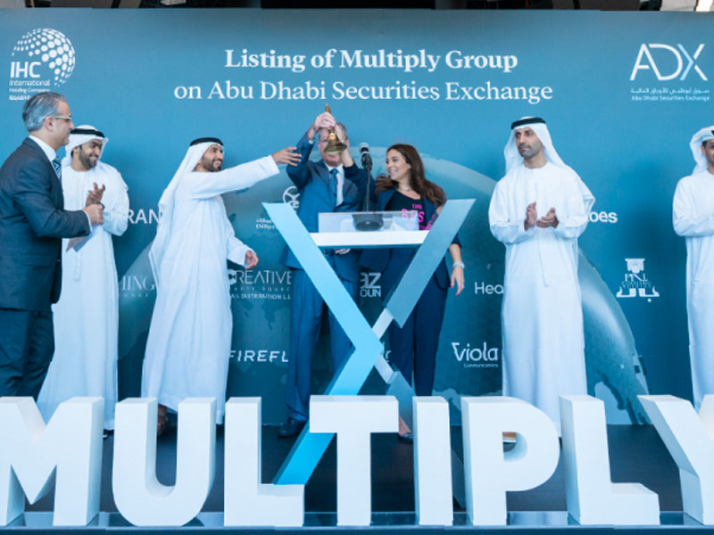 Multiply Group cotizará en el mercado principal de la Bolsa de Valores de Abu Dhabi (ADX)